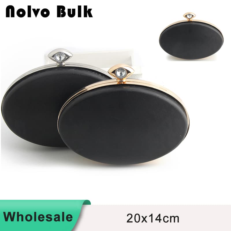 Oval Boxed Metal Clutch Frame Handle For Bag Accessories-TS20*14cm