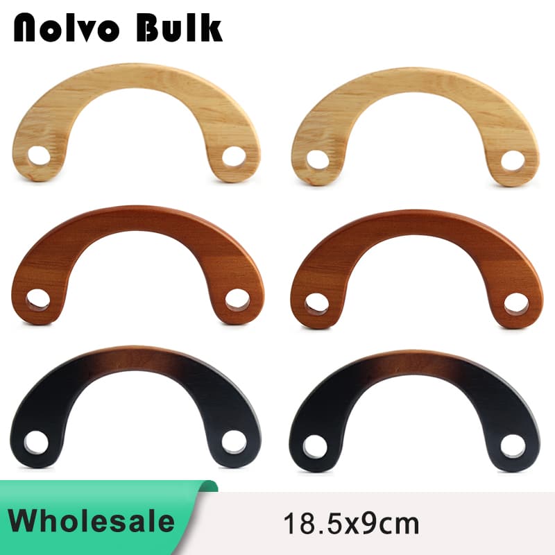 Retro U-shaped Wooden Handle DIY Handle Accessories TD18.5*9