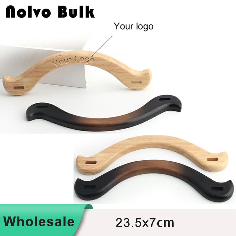 Wind Angle Solid Wood For Handmade Hanbag Accessories TD17.5*7.5